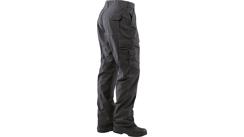 TRU-SPEC 24-7 Series Tactical Teflon Pants - Mens, PolyCotton Ripstop, Charcoal, Waist 38 in, Inseam 34 in, 1079027