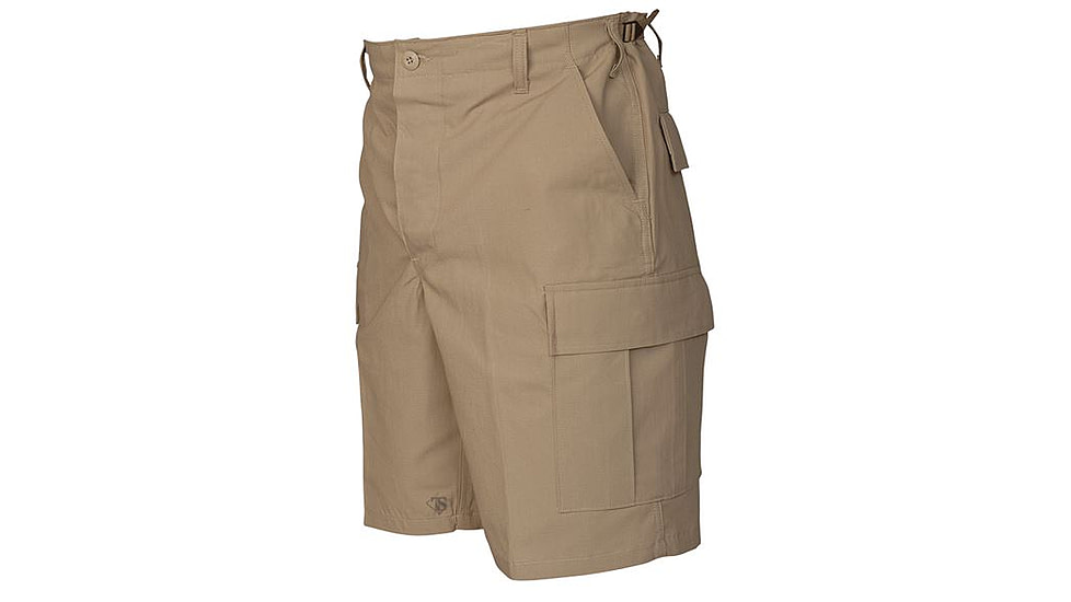Tru-Spec BDU 100% Cotton Rip-Stop Shorts, Khaki, L 4253005