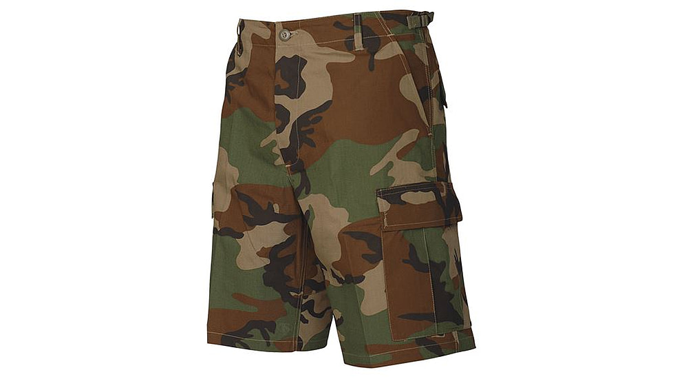 Tru-Spec BDU 100% Cotton Rip-Stop Shorts, Woodland, L 4256005