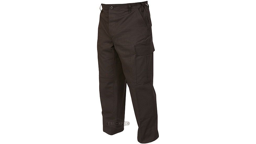 TRU-SPEC BDU Pants, Cotton Ripstop - Men's, Black, Waist 40-42 in, Regular, 1523006
