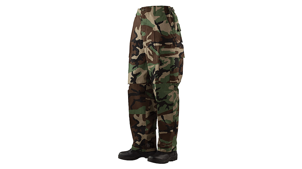 TRU-SPEC BDU Pants, Cotton Ripstop - Men's, Woodland Camo, Waist 40-42 in, Regular, 1505006