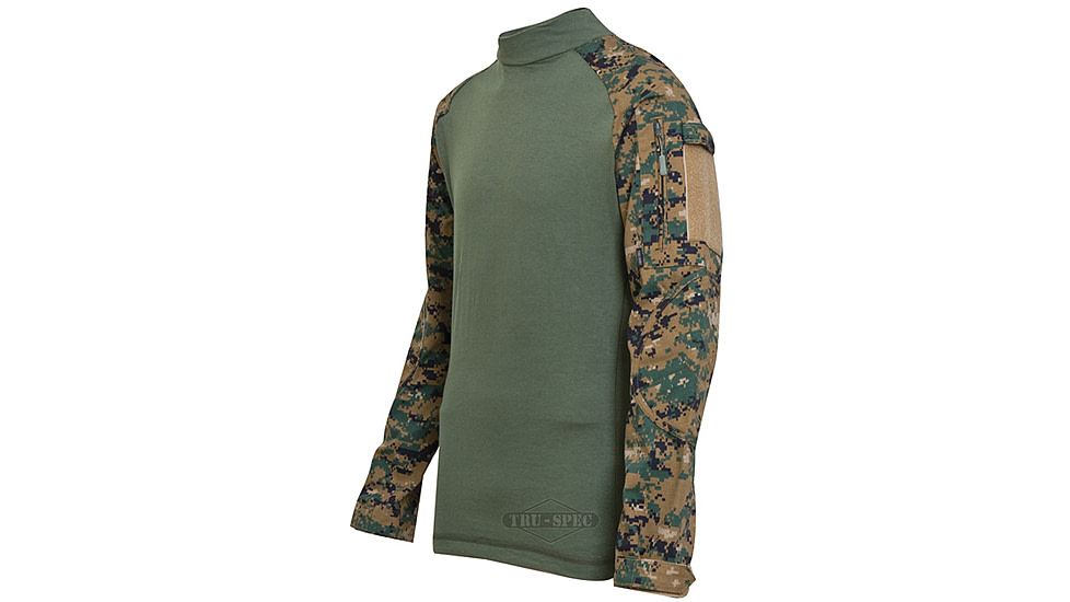 Tru-Spec Combat Tru Shirt W/P Digital P/C Rip Stop, Xsr 2559002