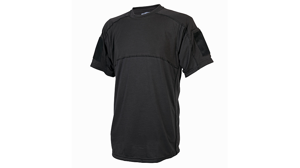 TRU-SPEC Jersey T-Shirt - Mens, Black, Large, Regular, 4296005