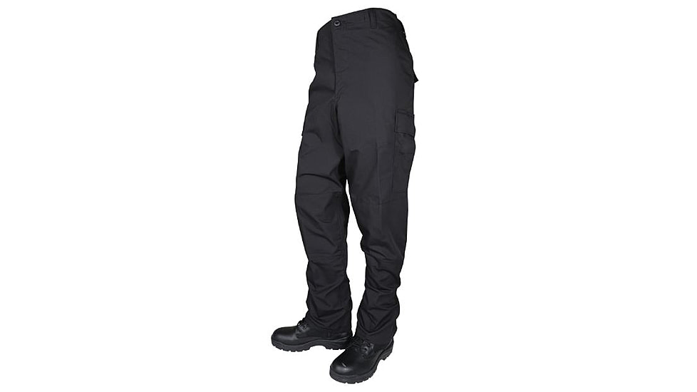 Tru-Spec Mens Tru Basic P/C R/S W/ Zp Fly, Black, Large, Regular 1827005