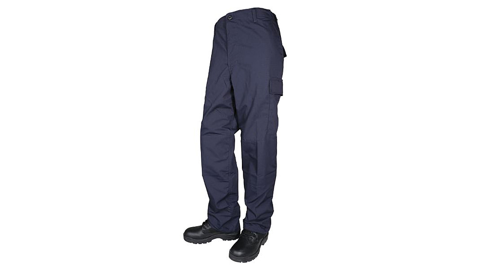 Tru-Spec Mens Tru Basic P/C R/S W/ Zip Fly, Navy, Medium, Long 1828024