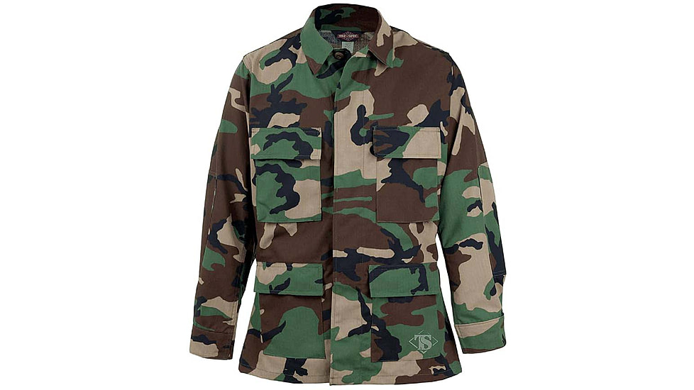 TRU-SPEC Ripstop Classic BDU Coat, Woodland, 5XL, Long, 8020
