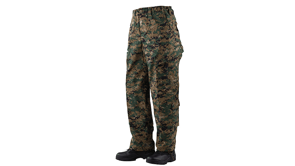 TRU-SPEC Tactical Response Poly/Cotton Ripstop Pants - Men's, Digital Woodland, Large, Regular, 1268005