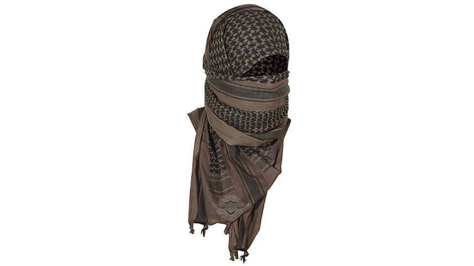 5Star Shemagh Desert Scarf Mocha/Black 3740000