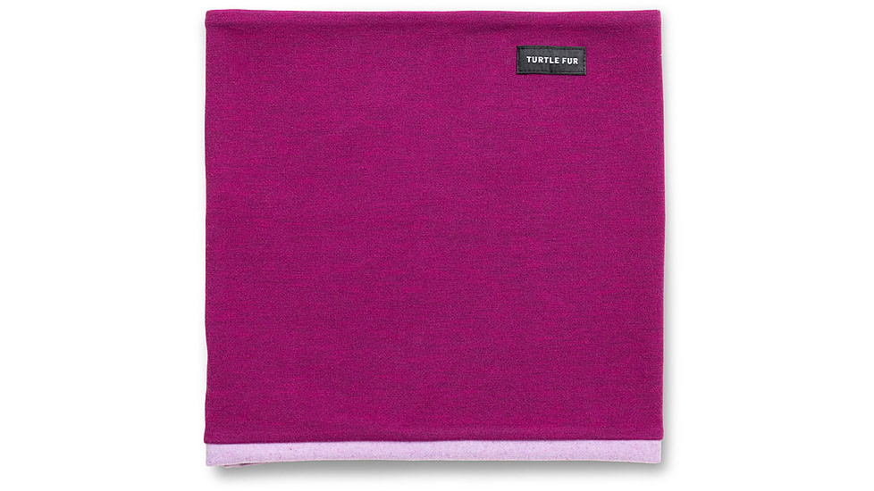 Turtle Fur Comfort Luxe Double-Layer Neck Warmer, Magenta, One Size, 776335-2317-REG-ADUOS