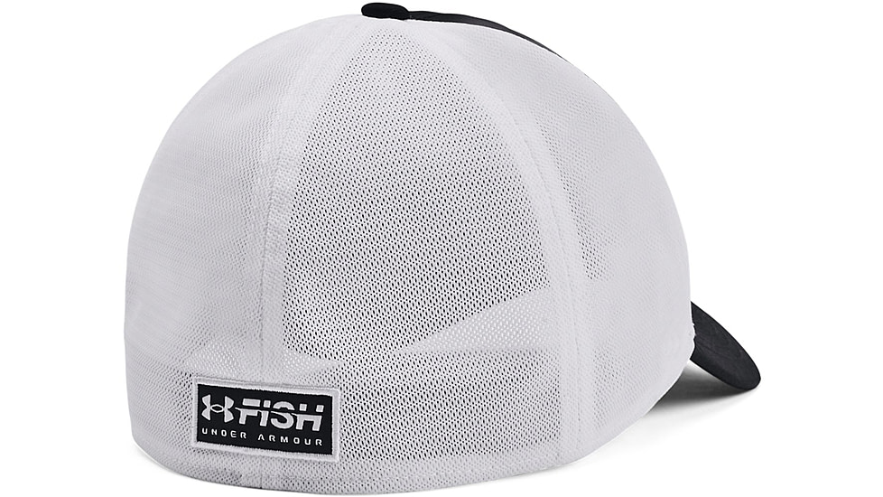 Under Armour Fish Hunter Mesh Cap - Mens, Black, Medium/Large, 1376716001M-L