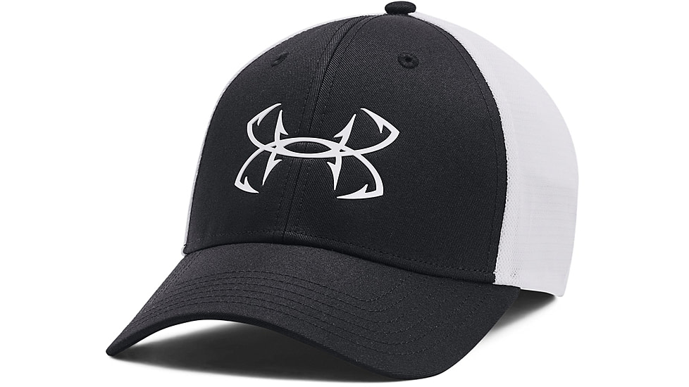 Under Armour Fish Hunter Mesh Cap - Mens, Black, Medium/Large, 1376716001M-L