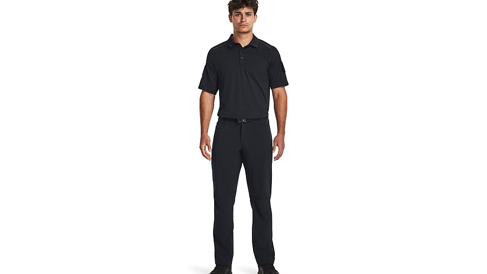 Under Armour Tac Elite Polo - Mens, Black, Medium, 1379202001MD