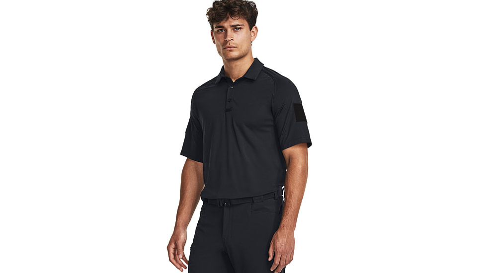 Under Armour Tac Elite Polo - Mens, Black, Medium, 1379202001MD
