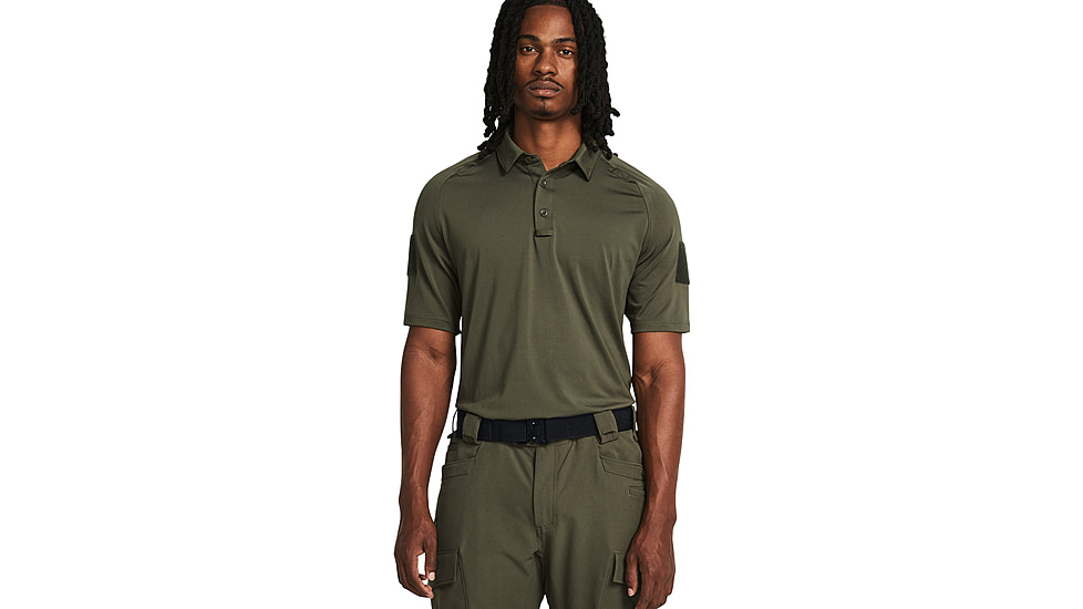 Under Armour Tac Elite Polo - Mens, Marine OD Green, Small, 1379202390SM