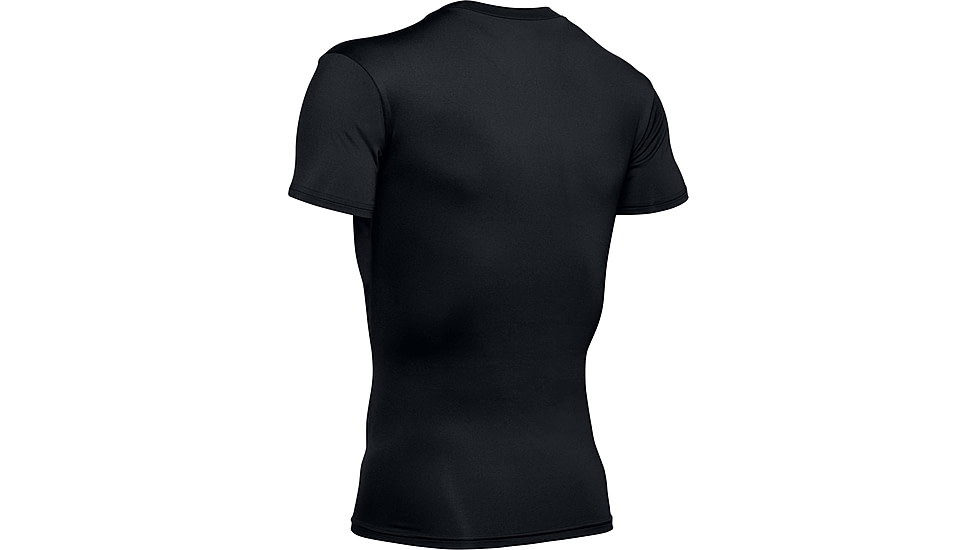 Under Armour Tactical HeatGear Compression V-Neck T-Shirt - Mens, Black, 2X-Large, 12160100012X