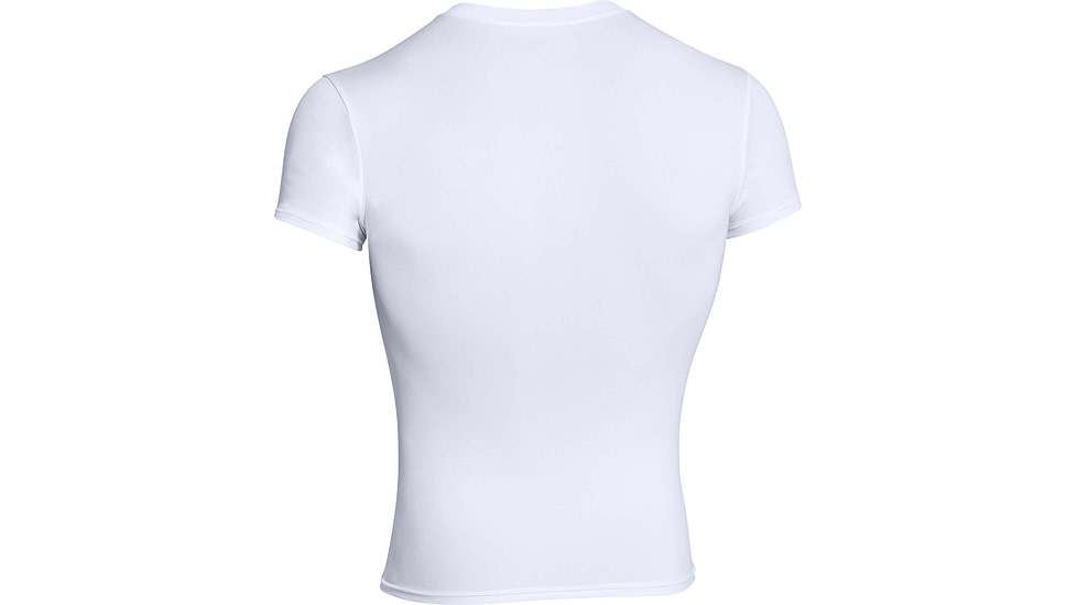 Under Armour Tactical HeatGear Compression V-Neck T-Shirt - Mens, White, 3X-Large, 12160101003X