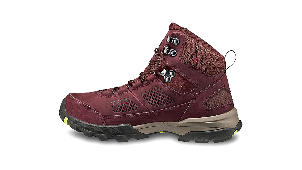 Vasque Talus AT Ultradry Hiking Shoes - Women's, Rum Raisin/Green Glow, 9, Medium, 07385M 090