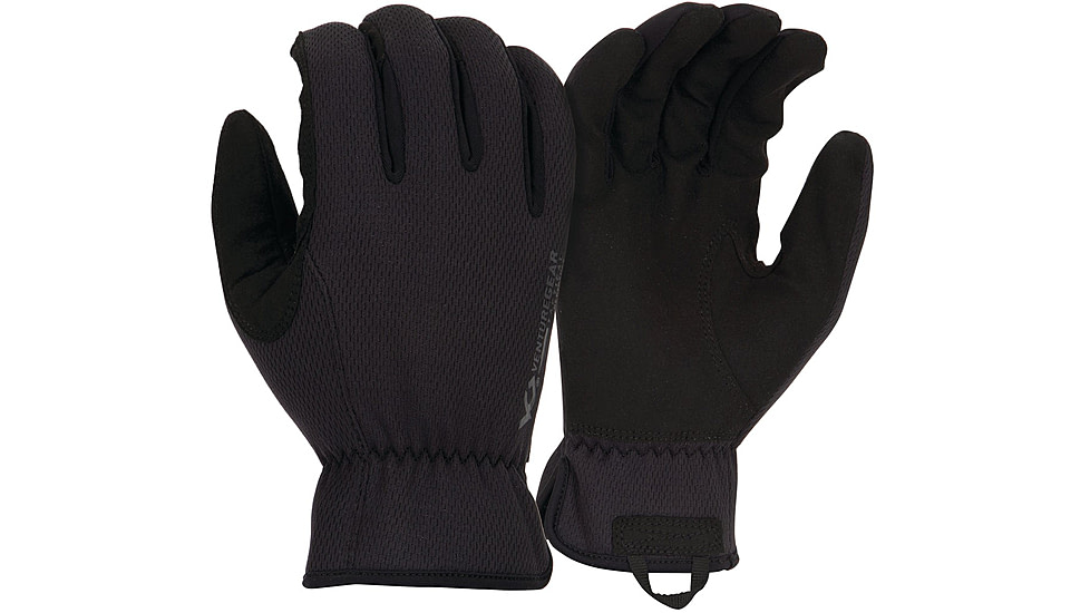 Venture Gear Tactical Medium Duty Operator Slip-on Glove, Black, Large, VGTG20BL