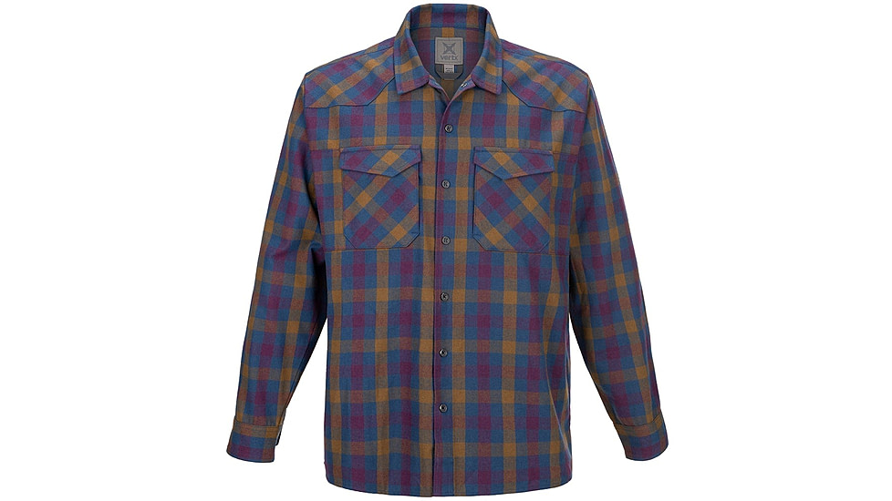 Vertx Canyon Valley Flannel Long Sleeve Shirt - Mens, Big Sky Check, Medium, F1 VTX1501 BSC MEDIUM N/A