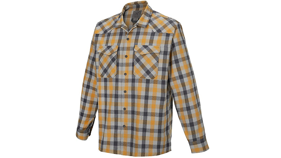 Vertx Canyon Valley Flannel Long Sleeve Shirt - Mens, Golden Club Check, Large, F1 VTX1501 GCC LARGE N/A
