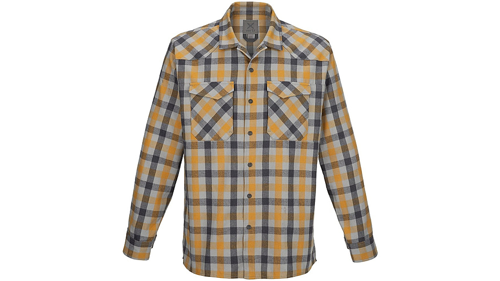 Vertx Canyon Valley Flannel Long Sleeve Shirt - Mens, Golden Club Check, Large, F1 VTX1501 GCC LARGE N/A
