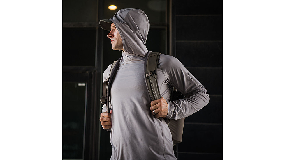 Vertx Full Sun Hoody - Mens, Batthle Ship Grey, Extra Large, F1 VTX1530 BSG XLARGE N/A