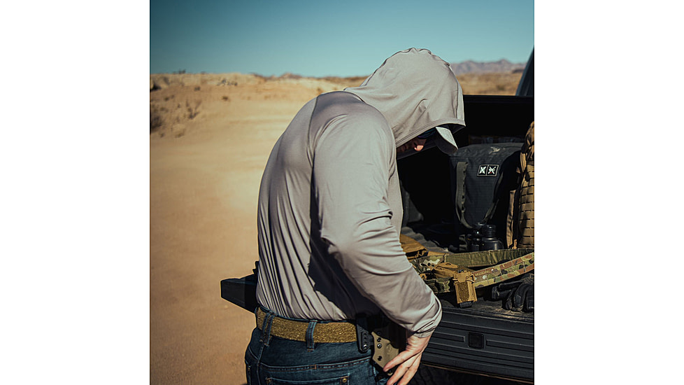 Vertx Full Sun Hoody - Mens, Batthle Ship Grey, Extra Large, F1 VTX1530 BSG XLARGE N/A