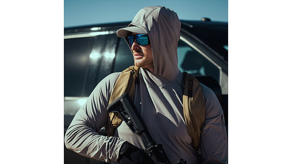 Vertx Full Sun Hoody - Mens, Batthle Ship Grey, Extra Large, F1 VTX1530 BSG XLARGE N/A