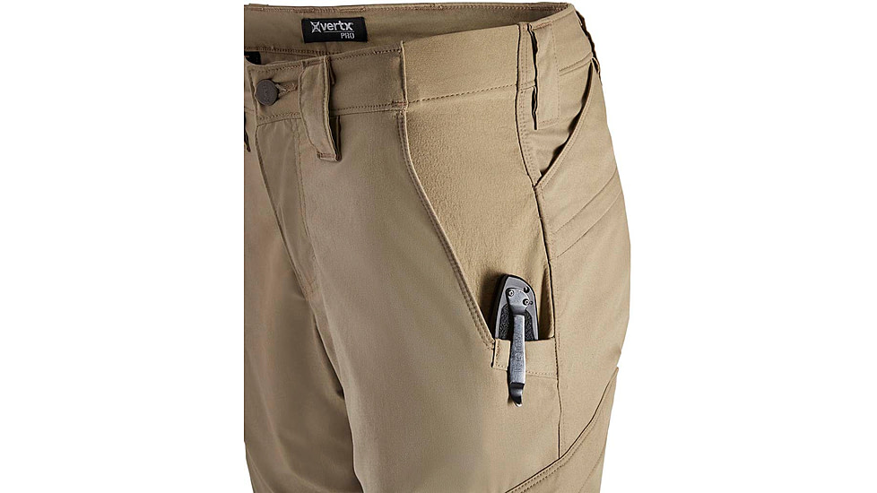 Vertx Fusion Flex Pant - Womens, Desert Tan - VTX1201WDT0230