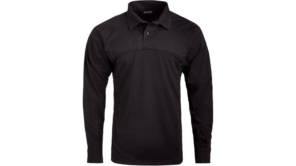 Vertx Fusion Flex Performance Hybrid Shirt - Long Sleeve, Black - VTX8255BK2XLLONG