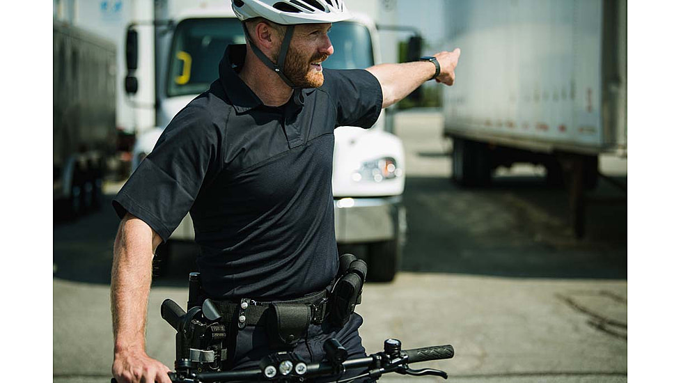 Vertx Fusion Flex Performance Hybrid Shirt - Short Sleeve, Black - VTX8250BK2XLNA