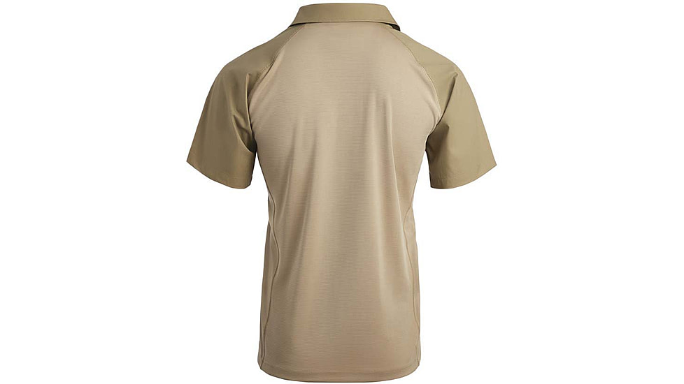 Vertx Fusion Flex Performance Hybrid Shirt - Short Sleeve, Desert Tan - VTX8250DTXSMALLNA