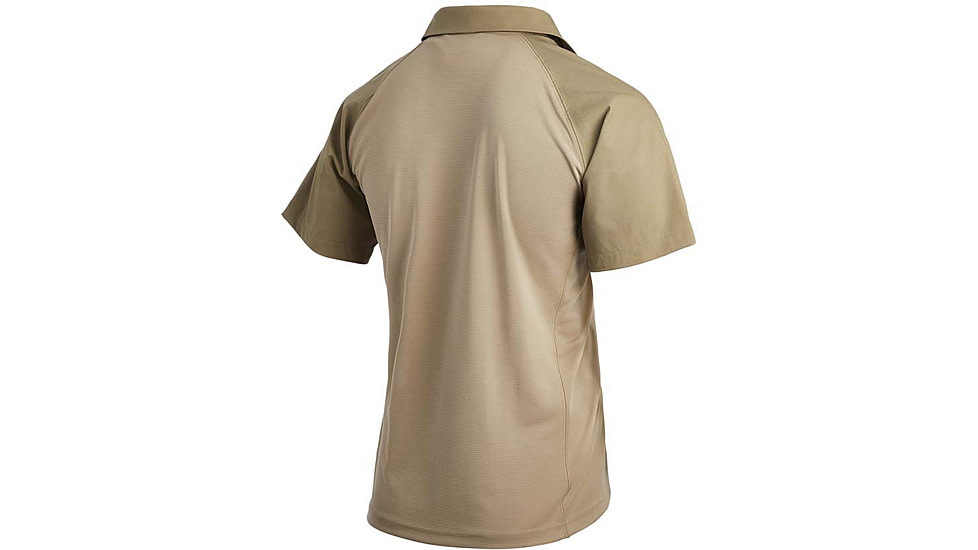 Vertx Fusion Flex Performance Hybrid Shirt - Short Sleeve, Desert Tan - VTX8250DTXSMALLNA