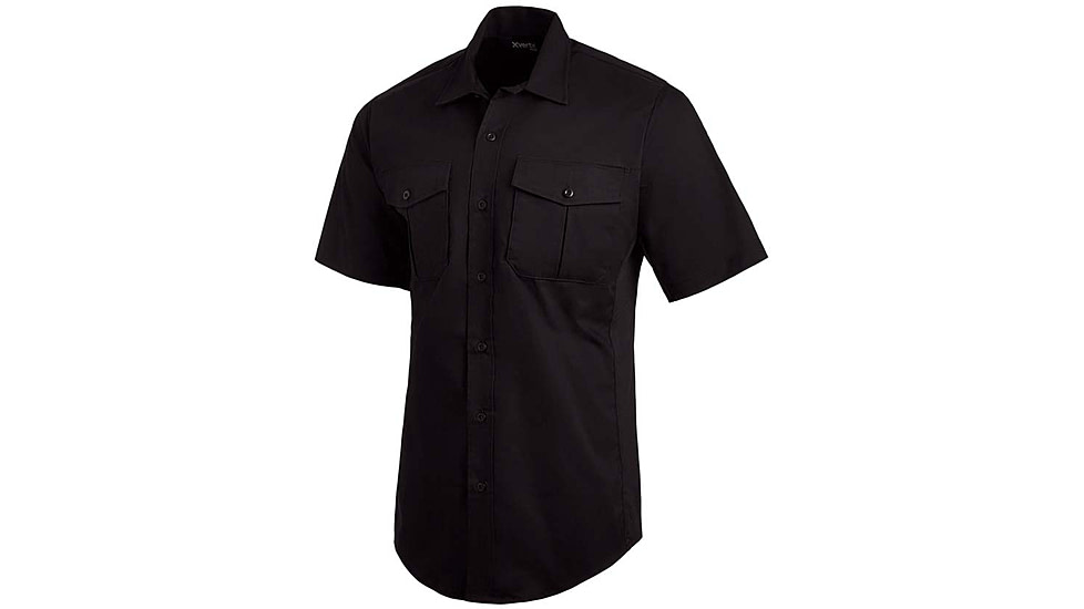 Vertx Fusion Flex Short Sleeve Shirt, Black - VTX8230BK2XLNA