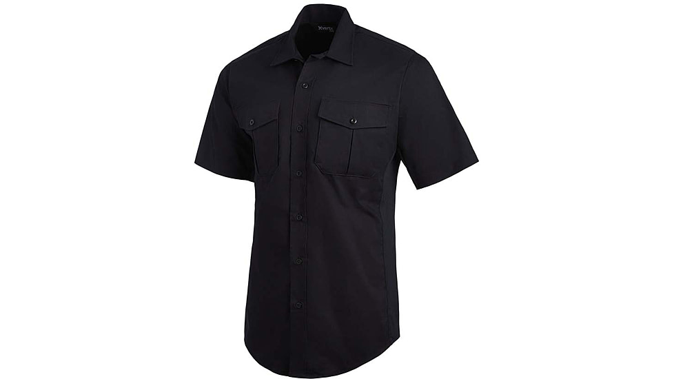 Vertx Fusion Flex Short Sleeve Shirt, Navy - VTX8230NV2XLNA