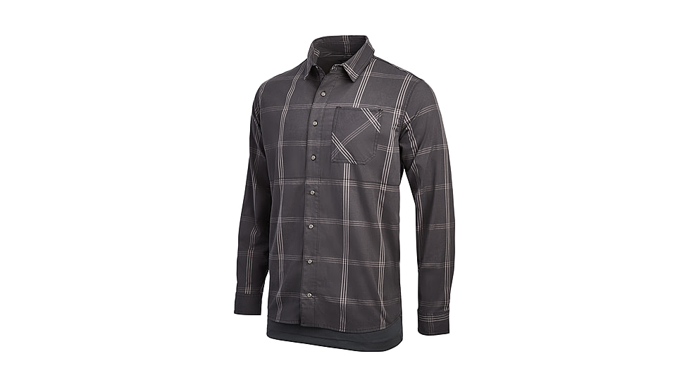 Vertx Guardian Stretch Long Sleeve Shirt - Mens, Midnight Pulse Plaid, Extra Large/Regular, 1442 MPP XLARGE