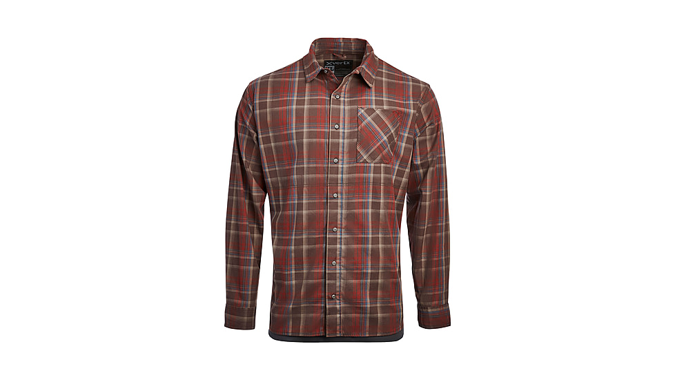 Vertx Guardian Stretch Long Sleeve Shirt - Mens, Vineyard Plaid, Small/Regualar, 1442 VYP SMALL