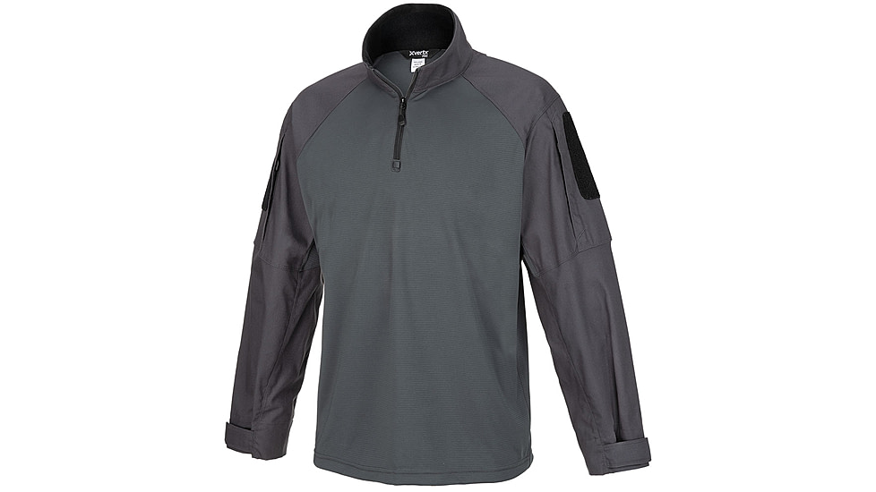 Vertx Recon Flex Combat Shirt - Long Sleeve - Mens, Smoke Grey, Large Long, F1 VTX1910 SMG LARGE LONG