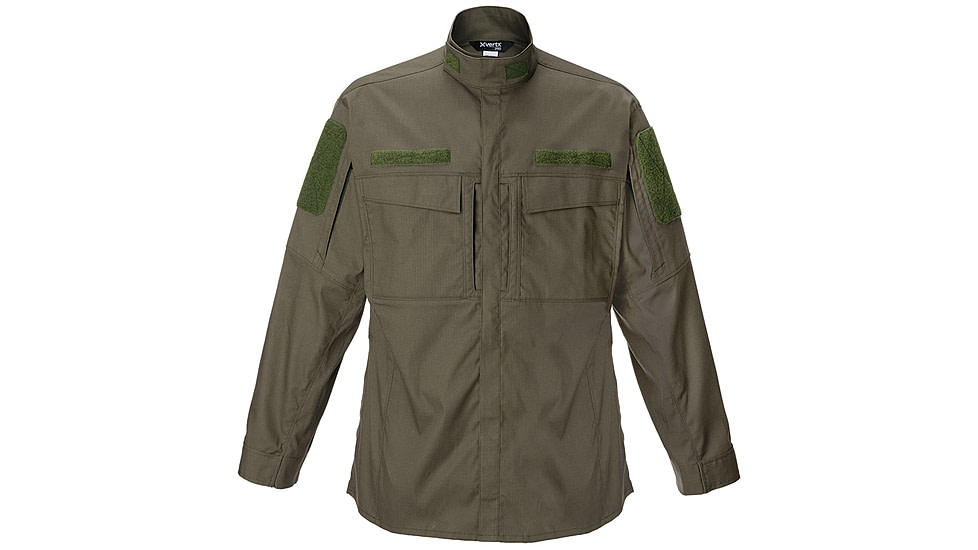 Vertx Recon Flex Garrison Shirt - Long Sleeve - Mens, Od Green, Medium Regular, F1 VTX1920 OD MEDIUM REG
