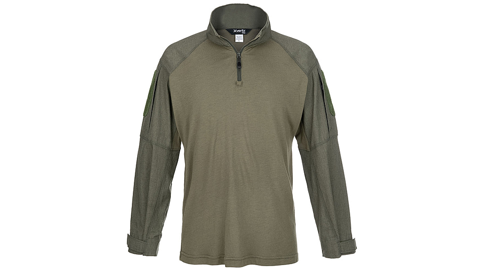 Vertx Recon X Combat Shirt - Long Sleeve - Mens, Ranger Green, Large Long, F1 VTX1911 RGN LARGE LONG