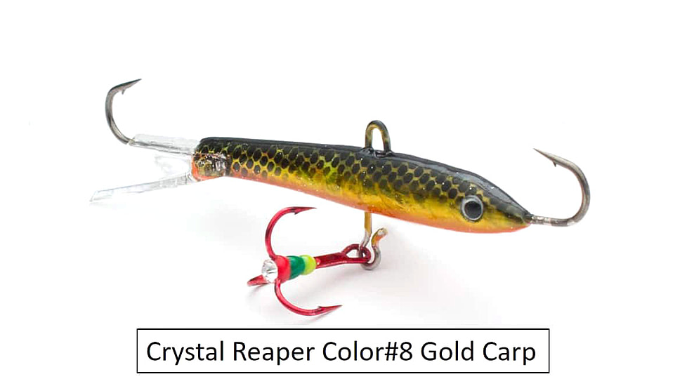 Vexan Crystal Reaper Jigs, Gold Carp, 1/2 oz, CR7-8