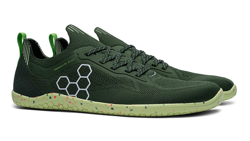 Vivobarefoot Primus Lite Knit - Mens, Olive, 42US, 309304-2142