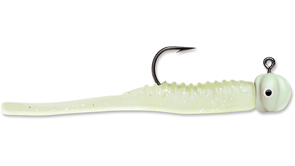 VMC Flap Tail Jig, Glow, 1/16oz, FGRJ116GL