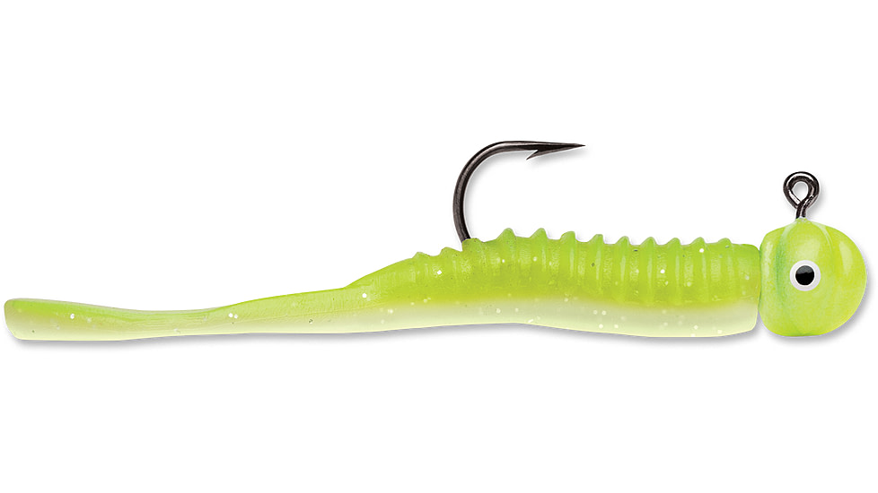 VMC Flap Tail Jig, Glow Chartreuse, 1/16oz, FGRJ116GLCH