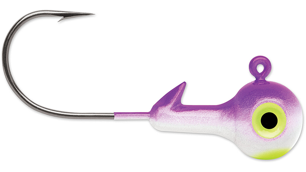 VMC Hard Ball Jig, Purple Albino, 1/8oz, HBJ18-PA