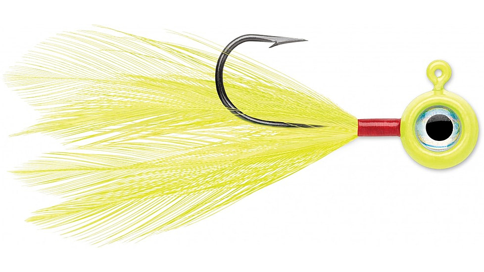 VMC Moon Fly Jig, 1/32 oz, Chartreuse, MFJ132-CH