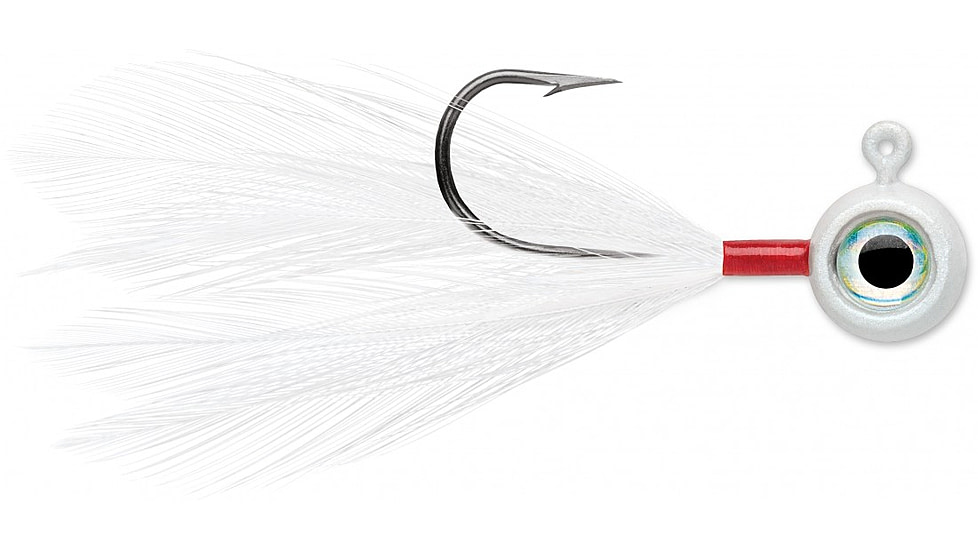 VMC Moon Fly Jig, 1/32 oz, White, MFJ132-WHT