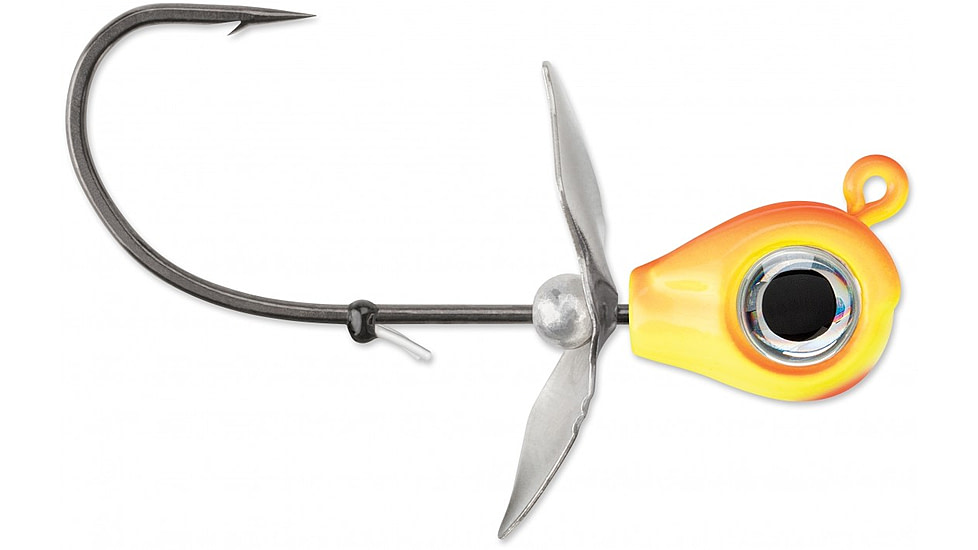 VMC Snitch Jig, 1/4 oz, Chartreuse Orange, SNTCHJ14CO