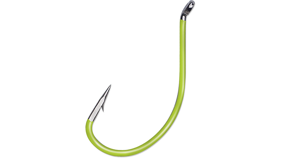VMC Wide Gap Walleye Live Bait Hook, Flo Chartreuse, #6, 7105FC#6PP