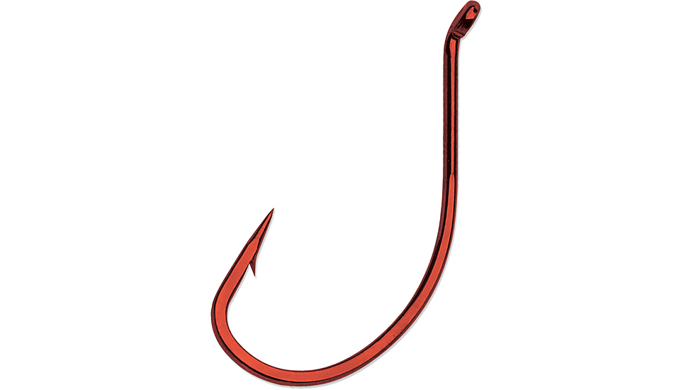 VMC Wide Gap Walleye Live Bait Hook, Tin Red, #4, 7105TR#4PP